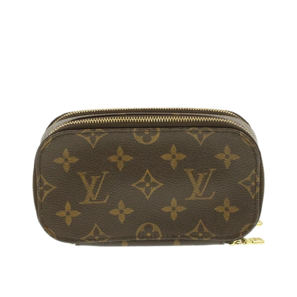 Louis Vuitton Train Cosmetic Case Bag w Lock Keys amp Strap PreOwned  FS BIN  eBay